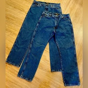 Wrangler George Strait Collection TWO pairs for price, 38x32, great condition.